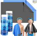 SmoothNovelty 2 Pack Swim Chamois Towel Water Absorbent Quick Dry Towel Shammy by SmoothNovelty