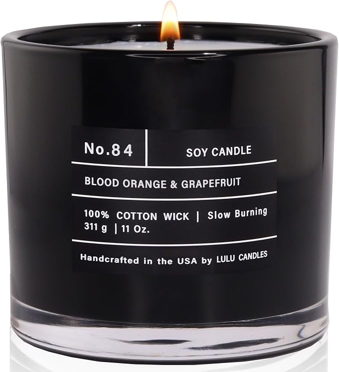Lulu Candles | Blood Orange & Grapefruit | Smells Citrusy & Uplifting | Luxury by LULUCANDLES