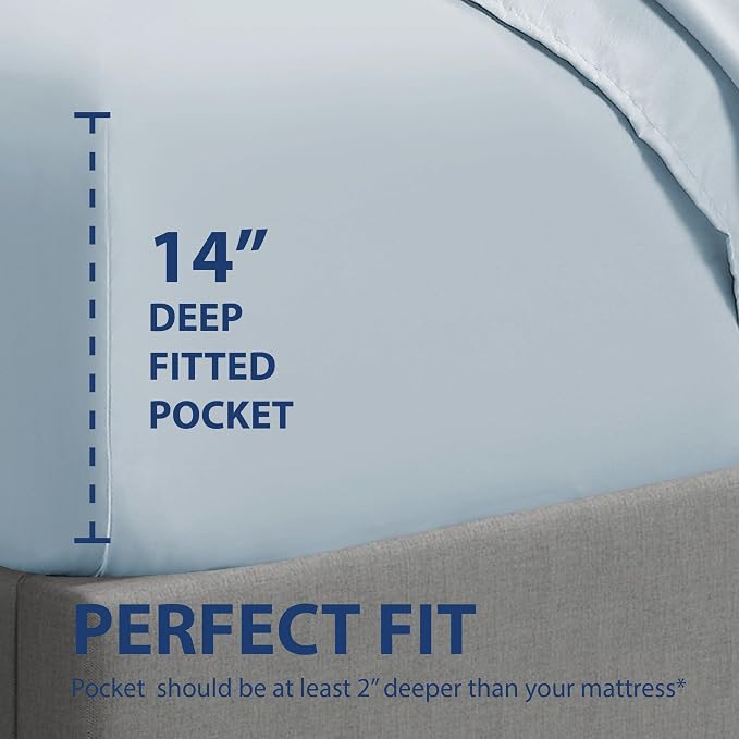 Cathay Home Twin Fitted Sheet - Image 3