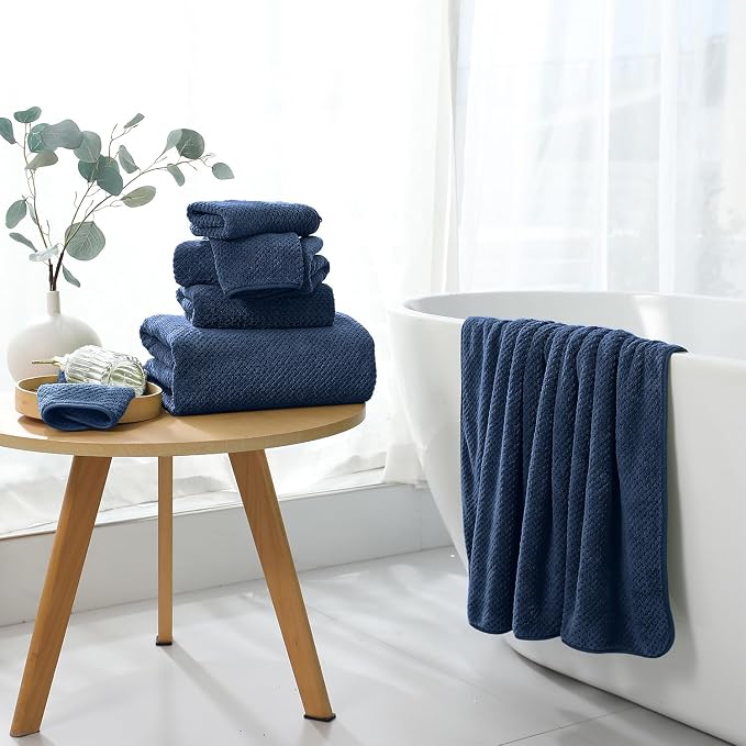 Hand Towels Set 2 Pack-16“x31”, Ultra Soft Microfibers Bathroom Towel Set - Image 2
