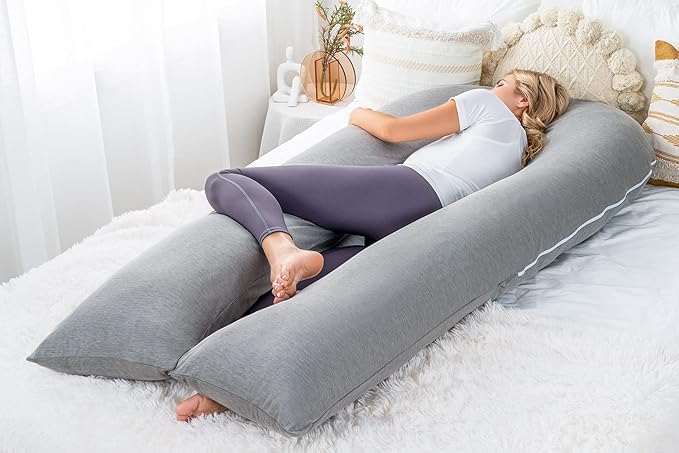 Meiz Pregnancy Pillow, Cooling Silky Pregnancy Pillows - Image 5