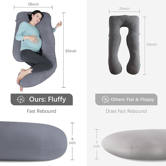 MOON PARK Pregnancy Pillows for Sleeping - Image 7