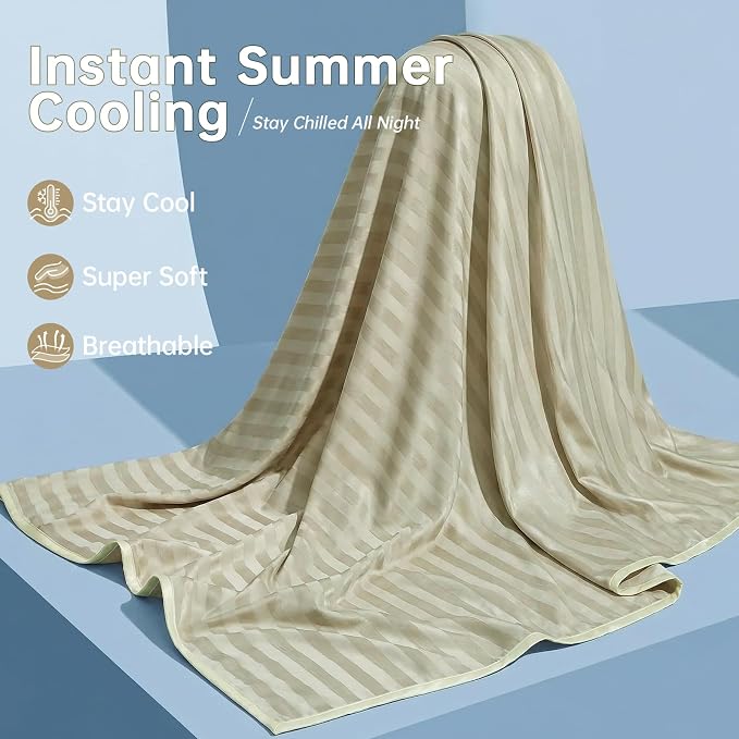 Guohaoi Cooling Blankets for Hot Sleepers, Arc-Chill Q-Max >0.5 Cool Fiber - Image 2