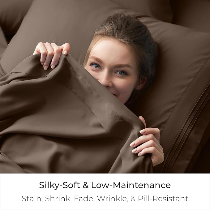 Mellanni California King Size Flat Sheet - Image 5