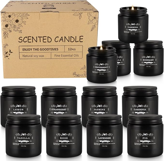 Howemon Scented Candle Set 12 Pack, Candle - Image 4