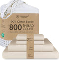 Threadmill Luxury 800 Thread Count King 100% Cotton Sheets by ThreadmillHomeLinen