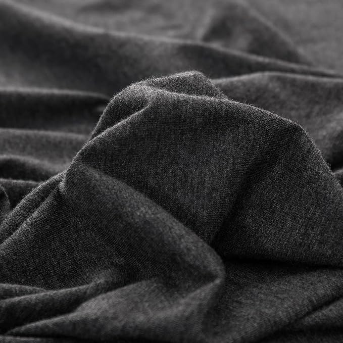 PURE ERA Jersey Knit Duvet Cover Set 100% T-Shirt Cotton Super Soft Comfy 3pc - Image 4