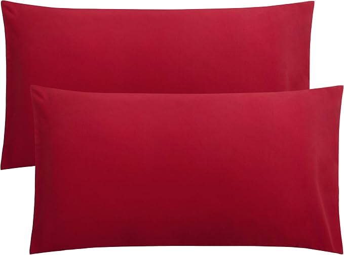 FLXXIE King Pillow Cases Set of 2, Soft Microfiber Pillow Covers by FLXXIE