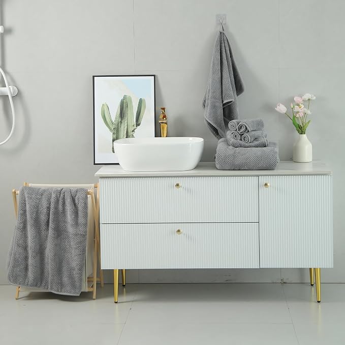2 Pack 40"x 80" Extra Large Bath Towel Sheet Set, Oversized Bath Sheet Towels - Image 6