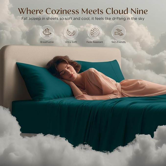 Utopia Bedding King Size Sheet Set – 4 Piece Bed Sheets, Soft and Breathable - Image 6