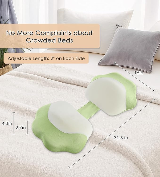 Memory Foam Pregnancy Pillows for Sleeping, Side Sleeper Maternity Pillow - Image 2