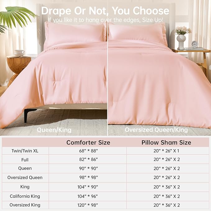 MUXHOMO King Size Comforter Set, All Season Ultra Soft Down Alternative Bedding - Image 8