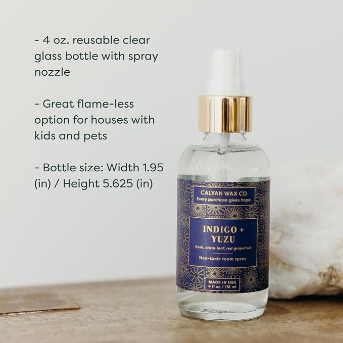 Calyan Wax Co. Indigo & Yuzu Room Spray - Image 8