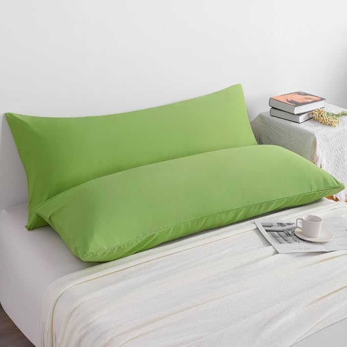 NTBAY Body Pillow Cases Set of 2, 2 Pack Brushed Microfiber 20x54 Pillow Cases - Image 2