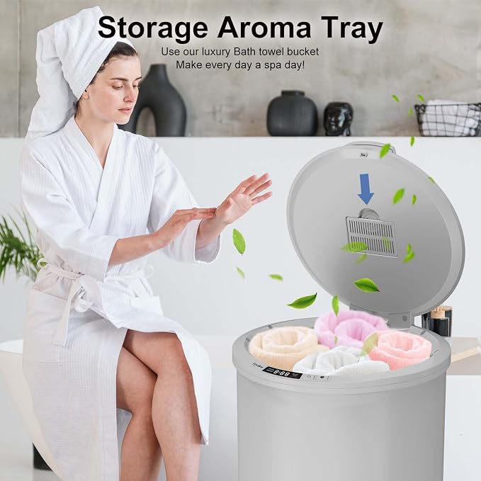 Trydow Ultra Large Capacity Towel Warmer Bucket, Rapid Heating - Image 3
