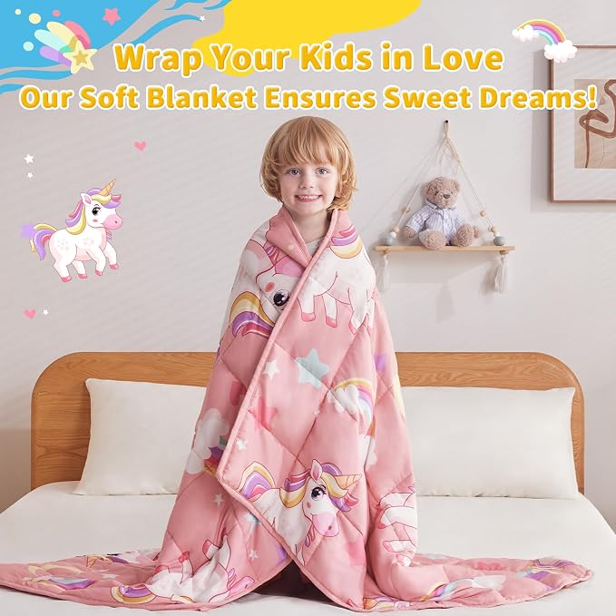 anfie Weighted Blanket Kids Cooling Blanket - Image 4