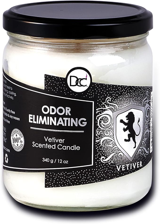 Vetiver Odor Eliminating Highly Fragranced Candle by DiannesCustomCandles