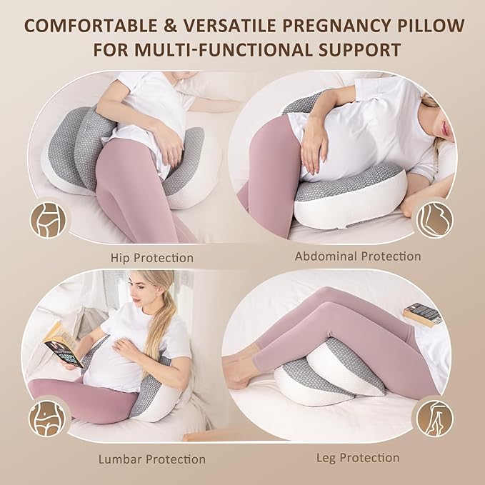 Chilling Home Portable Pregnancy Pillow Memory Foam–Maternity Body Pillow - Image 5