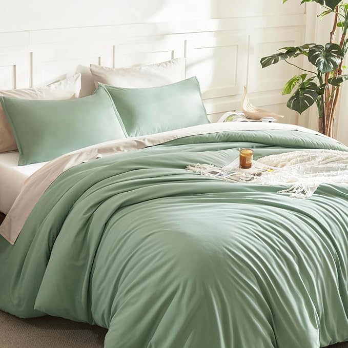 Litanika King Size Comforter Set, 3 Pieces Lightweight Solid Comforter King Size - Image 5