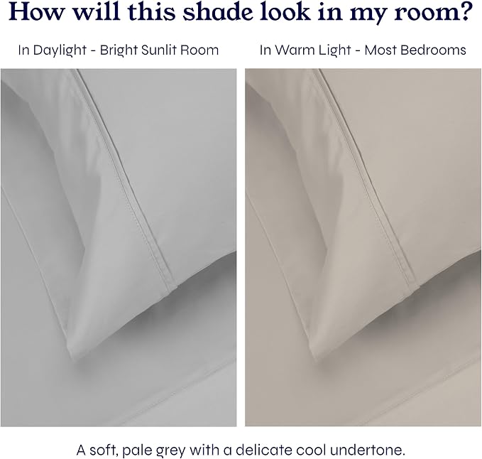 California Design Den 2-Pack Full Size Sheet Sets 400 Thread Count 100% Cotton - Image 5
