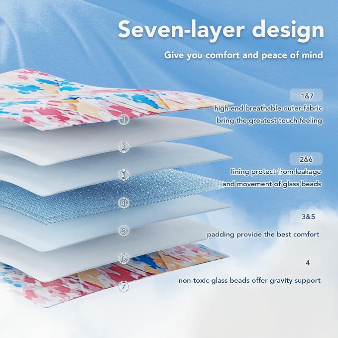 Topcee Weighted Blanket for Adults Queen Size Soft Cooling Heavy Blanket - Image 6