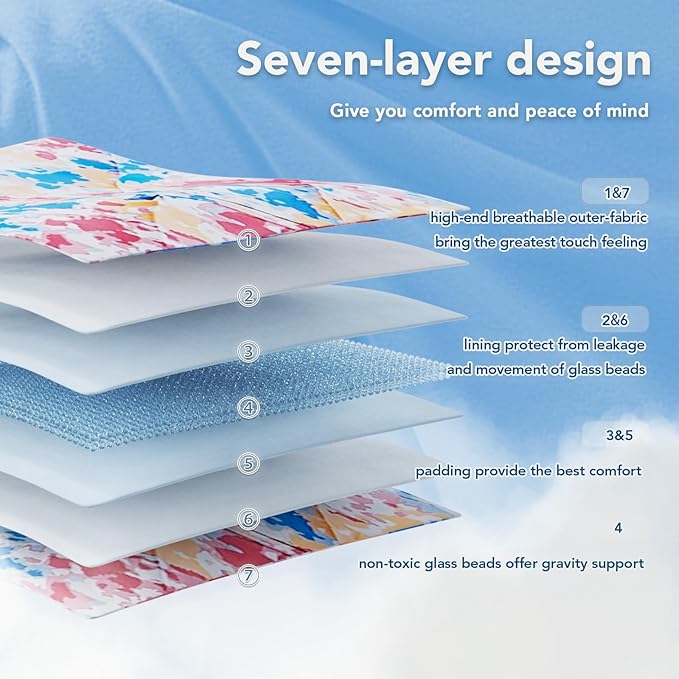 Topcee Weighted Blanket for Adults Queen Size Soft Cooling Heavy Blanket - Image 6