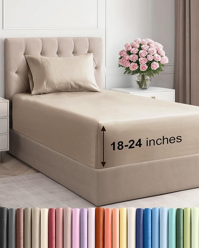 Extra Deep Twin Sheet Set by CGKUnlimited