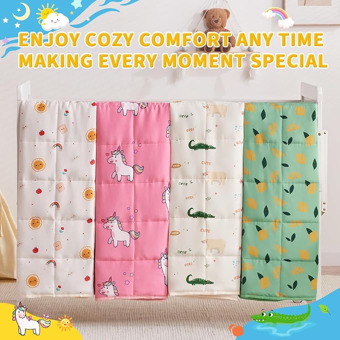 anfie Weighted Blanket Kids, Weighted Blanket Cooling Blanket - Image 7
