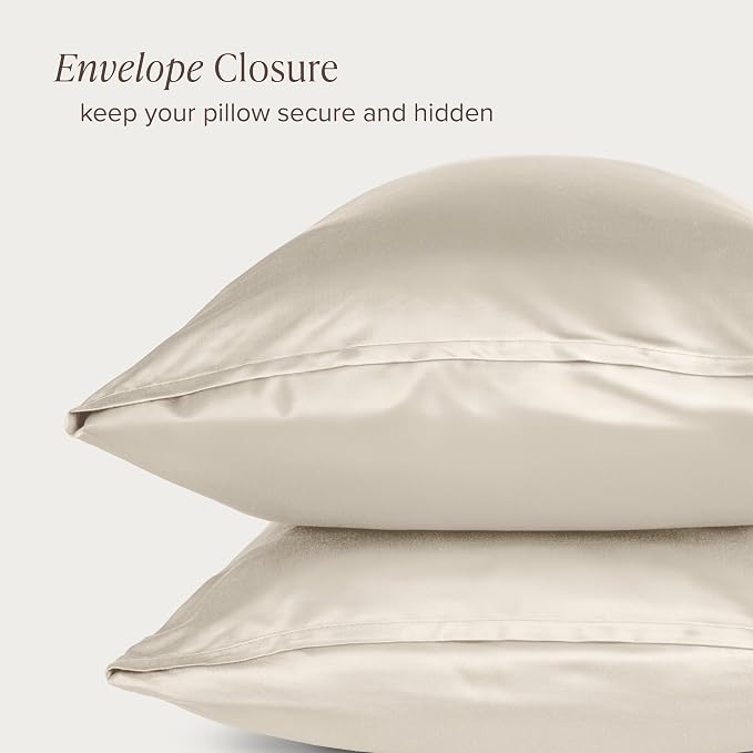 Bare Home 100% Rayon Made from Bamboo Luxury Body Size Cooling Pillowcase - Image 5