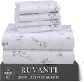RUVANTI 6 Pcs Cotton Sheets by Ruvanti