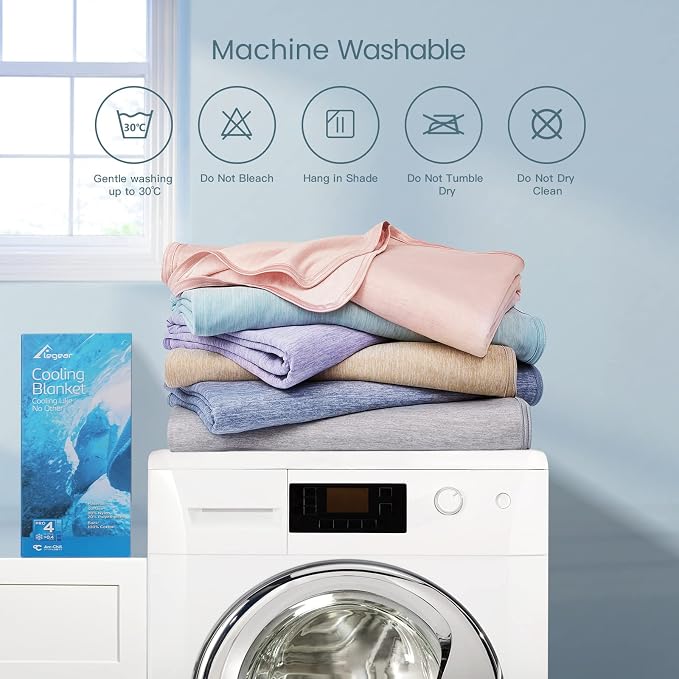 Elegear Revolutionary Cooling Blanket Queen Absorbs Heat to Keep Body Cool - Image 7