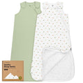 2-Pack Organic Baby Sleep Sacks, 100% Cotton by KeaBabies