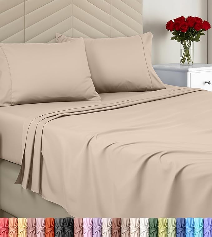 Utopia Bedding Queen Size 4 Piece Sheet Set by UTOPIABEDDING