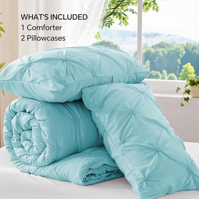 BEDELITE Macaron Blue Queen Comforter Set - Image 7