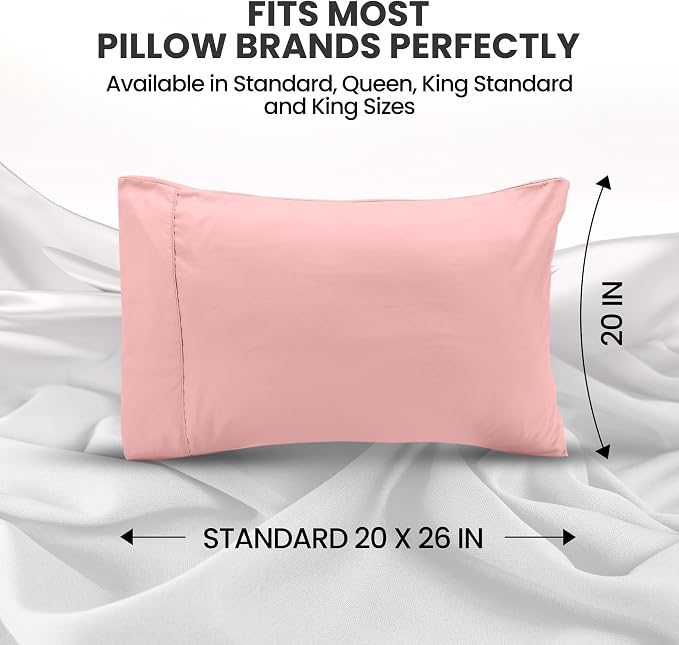 Utopia Bedding Pillow Cases Standard Size 2-Pack – Soft Brushed Microfiber – - Image 2