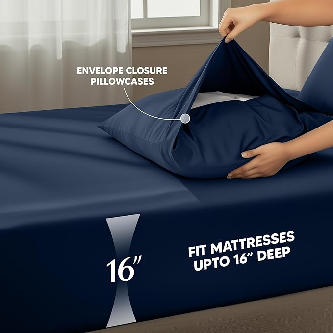 Utopia Bedding Twin Sheet Set – 3 Piece Bed Sheets - Image 4
