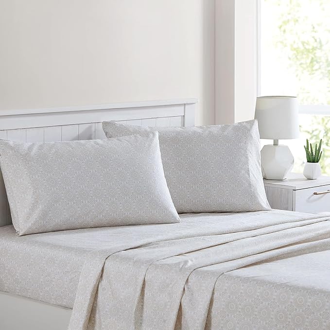 Modern Threads Printed 3-Piece Extra Soft Bedding Sheets & Pillowcase Set - Image 2