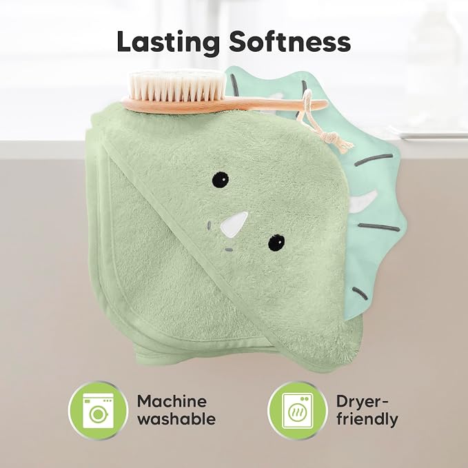 KeaBabies Hooded Baby Towel for Newborn - Image 6
