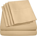 Queen Sheets Gold by SweetHomeCollection
