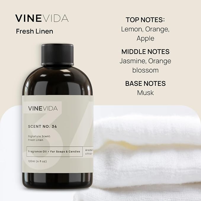 VINEVIDA Fresh Linen Fragrance Oil - Image 3