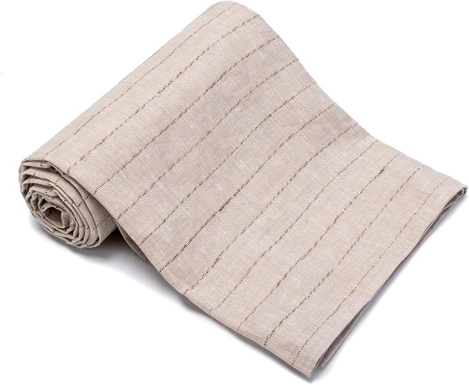 Linen Striped Bath Towel 30x53 - Image 2