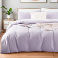 NEXHOME PRO Queen Duvet Cover Set, 100% Washed Cotton by NEXHOMEPRO