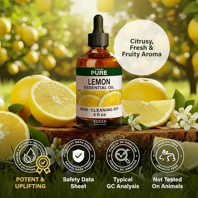 100% Pure Lemon Oil - Image 6