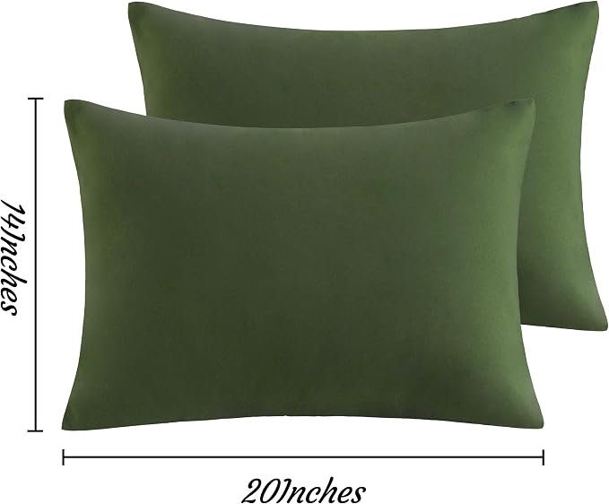 NTBAY Toddler Pillow Cases Set of 2, 2 Pack Brushed Microfiber 14x20 Pillow - Image 9