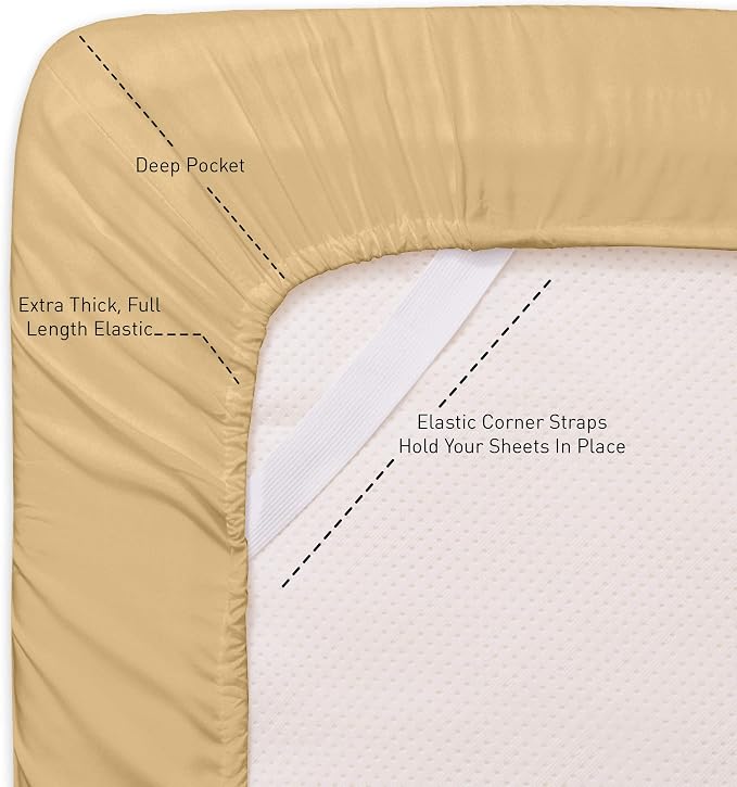 Queen Sheets Gold - Image 4