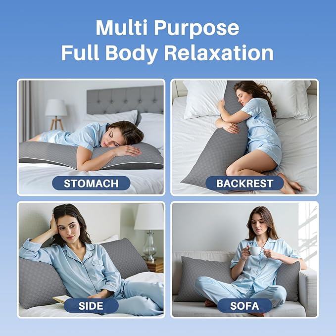 YZ HOME Cooling Body Pillow for Adults- Pillow Insert - Image 6