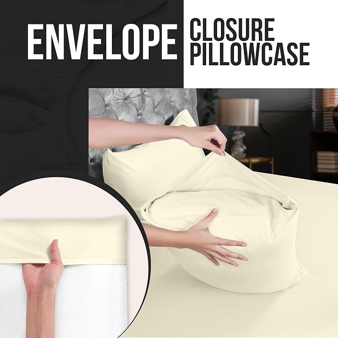 Utopia Bedding Queen Pillowcases - Image 4