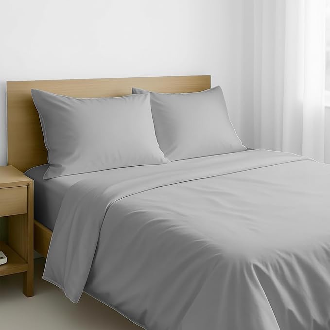 California Design Den Natural 100% Cotton Sheets Full Size Bed Set by CaliforniaDesignDen