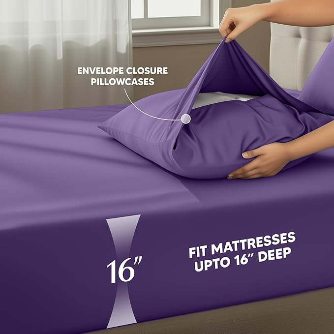 Utopia Bedding Twin Sheet Set – 3 Piece Bed Sheets - Image 4