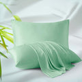 Bamboo Viscose Zippered Pillow Cases King Size Set of 2, 400 Thread Count by ZaizaiHome